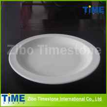 Тонкий Белый фарфор тарелка для пиццы (TM060503)